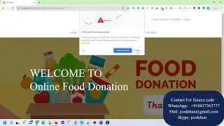 Online Food Donation project in Java using Jsp and Servlet with source code