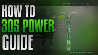 Destiny 2 - Detailed Guide to 305 Power