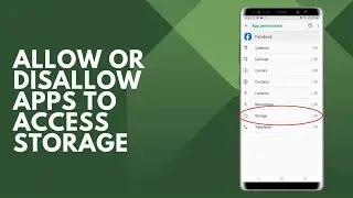 How to allow or disallow apps to access storage on Samsung | Apps permission on Samsung