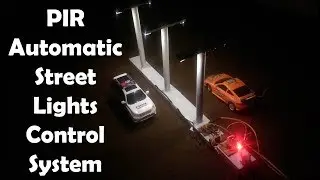 PIR Sensor motion detection + Street lights controlling without using Arduino “electronics Project”