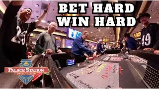 Hittem HARD!  Any Pair, we Don't Care. Live Casino Craps at Palace Station