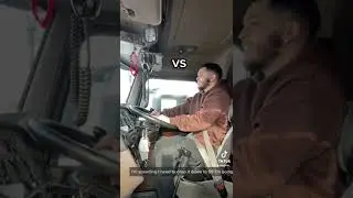 when you first start truck driving vs 1 year later #shorts #trucker #funny #share #viral