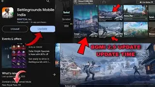 BGMI 2.9 UPDATE NOT SHOWING ON PLAYSTORE  || HOW TO UPDATE BGMI 2.9 UPDATE