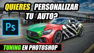 ✅ Cómo CAMBIAR EL DISEÑO DE TU COCHE en Photoshop? | Fotografía Automotriz