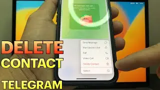How to Delete Contact on Telegram