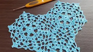 Ажурный мотив крючком . Соединение. Easy crochet motif patterns