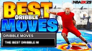 BEST DRIBBLE MOVES + DRIBBLE TUTORIAL w/ HANDCAM NBA 2K25. HOW TO QUICKSTOP AND SPEEDBOOST!