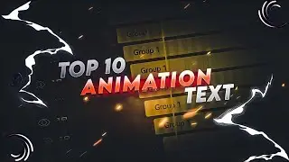 Top 10 Text Effect • Alight Motion Lyrics Text Animation • Free XML And Preset Free Download