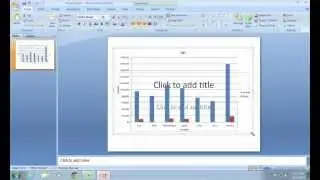 How to Insert Excel chart in PowerPoint 2007