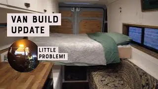 My first trip in the van did NOT go as planned, plus a tour of the build so far