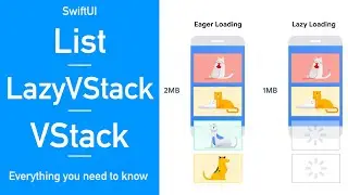 🔴  Improving App Performance | LazyVStack vs. VStack vs Lists in SwiftUI