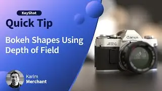 KeyShot Quick Tip - Bokeh Shapes Using Depth of Field