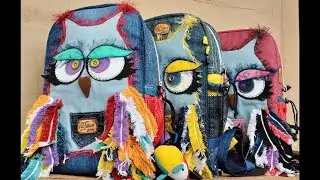 Super idea from jeans / Denim backpacks 