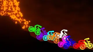 Escape from the Lava #4 - Survival Bicycle Race