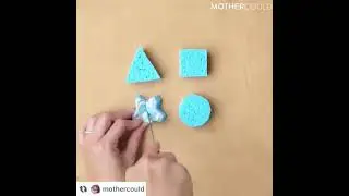 ⭐️DIY SPONGE BRUSHES🔵 - Montessori Activities