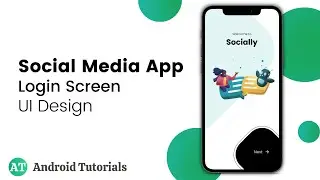 Social Media App | Login Screen | UI Design | Android Tutorials