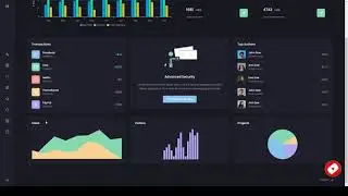 Neo - Responsive Admin Dashboard Template dark theme crypto