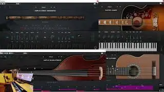 Ample Sound Quick Demo ft Dongxiao, Guitar SJ, Guitar L and Bass Upright