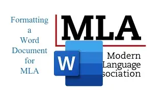 Format a Document for MLA Style Using Word