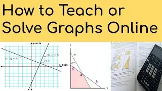 How to Solve/Teach Equations and Inequalities Online - How to Solve Graphs Online 