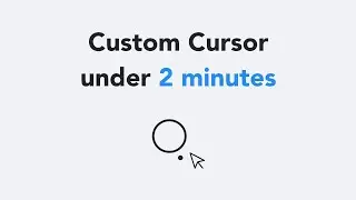 Code a Custom Cursor In Under 2 Minutes with Javascript