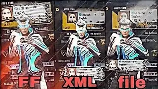 3D FF PROFILE EDITING XML FILE🥰🥰❣️ || 3D XML FILE🥀😍 || LINK IN DESCRIPTION👇👇👍 ||#alightmotion #xml