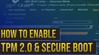 How to Enable TPM 2.0 and Secure Boot [Windows 11]