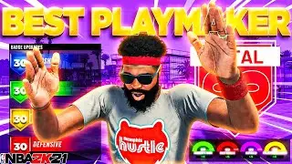 🚨New🚨 My Stretch Playmaker is The Best Playmaking Build In NBA 2K21 Game Breaking Best Build Green
