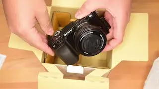 Unboxing the Sony a6100 Mirrorless Digital Camera