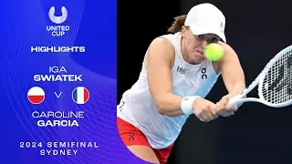 Iga Swiatek v Caroline Garcia Highlights | United Cup 2024 Semifinal