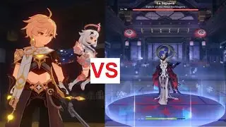 Traveler SOLO VS Signora Boss 【Genshin Impact】