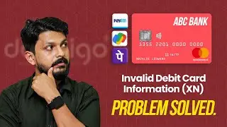 Invalid Debit Card Information Google Pay Phone Pe Paytm Solved | Malayalam | Doobigo