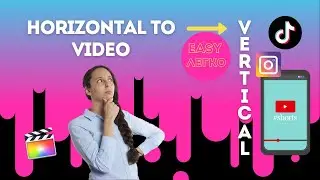 How to export VERTICAL videos for YouTube shorts, Tik Tok, Instagram in FCPX 2021 | One minute tips