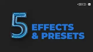 5 Effects and Presets you should learn in After effects | Motion Graphics