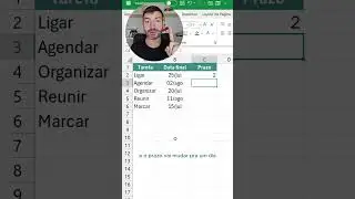 Controle de prazos com cores #cursodeexcel #dashboard #dicaexcel #excel #planilhas #planilhasexcel