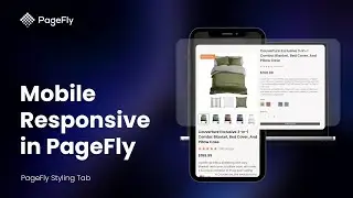 How to create a Mobile Responsive Shopify Pages | PageFly Tutorial (latest version)