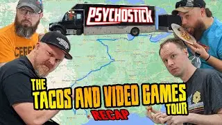 Psychostick Tour Vlog - Tacos & Videogames w/Bit Brigade