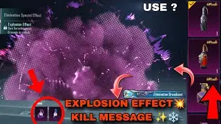 How to Upgrade Grenade in Pubg || How to Upgrade Molly in Bgmi - Kill Message & Explosion Effect