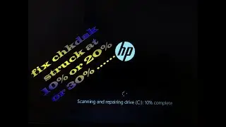 Fix chkdsk struck at 10% 20% 30% easy solution | hacker cracker 007