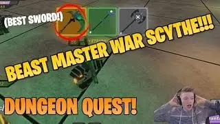 Getting The Beast Master War Scythe! (Best Sword!) | Dungeon Quest