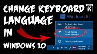 Change Keyboard Language on Windows 10 |  Simple and Quick way