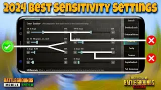 Best Sensitivity Settings For All Devices Gyroscopes And Non Gyro ✅🔥  BGMI / PUBG MOBILE