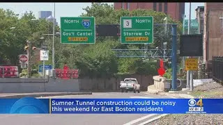 MassDOT warns there will be extra noise during weekend Sumner Tunnel construction