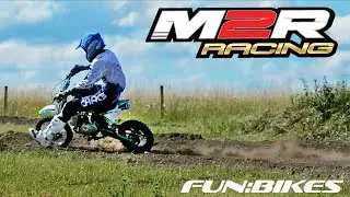 110cc Pit Bike hard ridden by Pro MX Rider | M2R KX110F | Fun:Bikes