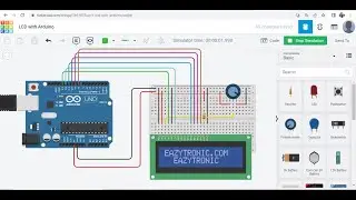 LCD with Arduino using Tinkercad | Arduino interface LCD || Arduino Projects