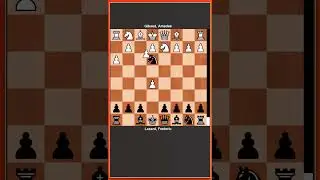 Mate in 6 moves! Budapest Trap #shorts #chess