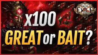 [PoE 3.25] I Did x100 Uber Sirus, Here is LOOT - GREAT or BAIT? - Path of Exile Farm Test