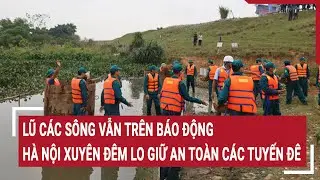 Lũ các sông vẫn trên báo động, Hà Nội xuyên đêm lo giữ an toàn các tuyến đê