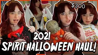 I SPENT $300 AT SPIRIT HALLOWEEN + HUGE HAUL 2021