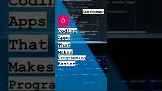 6 Coding Apps That Makes Programming Easier 💻 #codingapp #coding #shorts